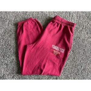 Big‎ Ball Sports Virginia Tech Sweatpants Size Medium Red Joggers